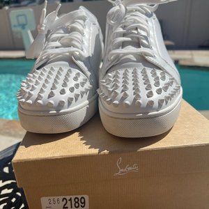 Christian Louboutin Louis Junior Spikes Flat Calf